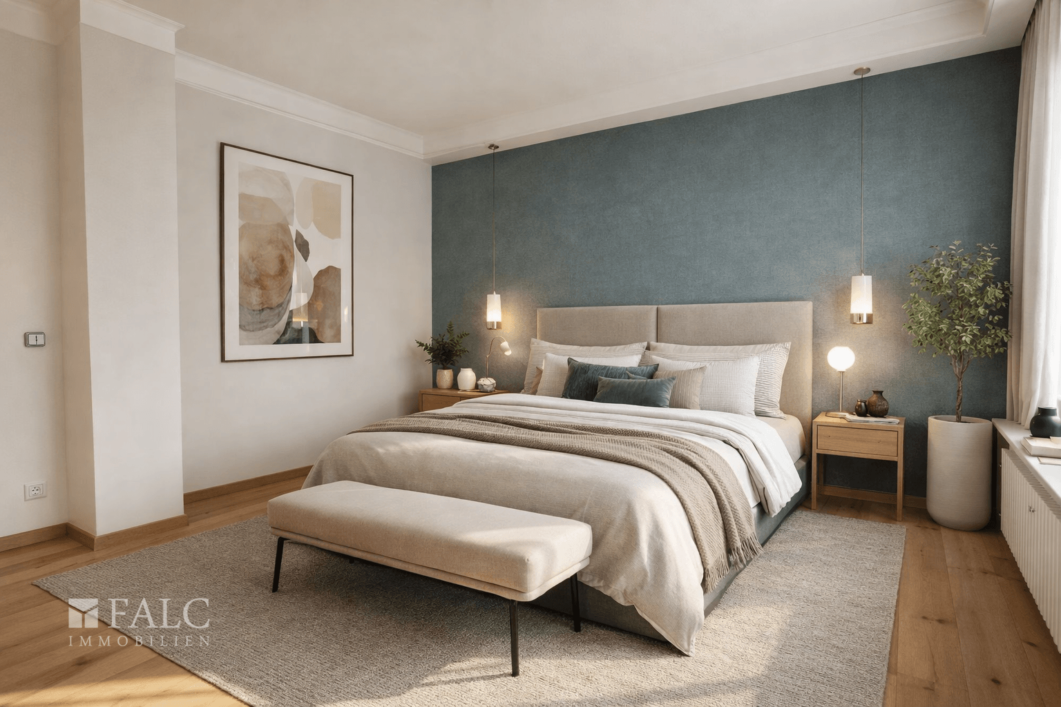 Einrichtungsbeispiel Schlafzimmer